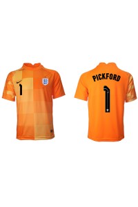 England Jordan Pickford #1 Keeper Fotballdrakt Borte Klær VM 2022 Korte ermer